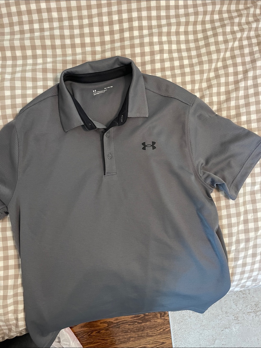 Under Armour Men’s Dark Gray Performance Polo